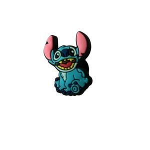 Happy Stitch Croc Charm